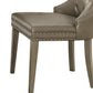 Kacela - Synthetic Leather Side Chair (Set of 2) - Champagne