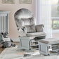 Madison - Glider And Ottoman - Gray