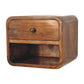 Curve Upper Slot Floating Nightstand