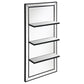 Cardinal - 3 Shelf Wall Mirror - Silver