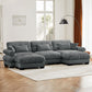 Super Comfort Oversized Modular Sectional Sofa With Movable Ottoman