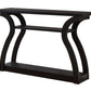 Accent Console Table For Entryway, Unique Curved Design
