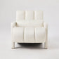 Modern Upholstered Accent Chair, Comfortable Fabric With A Pillow For Living Room
