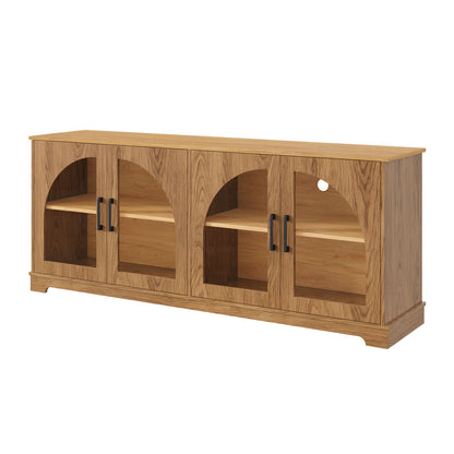 TV Stand With Semi Arched Doors