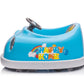 Bumper Car For Kids, 12V Dual Drive 1-6 Years Old Children's Electric Car With Pushrod Dinner Plate USB Bt Music Rocking Horse Mode Anti-Collision Bumper Ride On Car