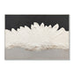Framed Abstract Wall Art & Thick Textured Canvas Painting With & Accents, Decor For Living Room - Black White