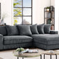 Luxe - Oversized 2 Piece Sectional Couches For Living Room, L Shaped Sofa With Chaise