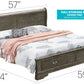 Upholstered Panel Sleigh Bed Design