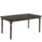 Claudia II - Weathered Dining Table - Gray