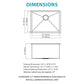 Undermount Kitchen Sink With Deep Single Bowl