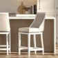 Modern Swivel Stool With Tall Back