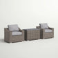 Stylish Sofa Seating Group With Cushions Perfect For Outdoor Gatherings