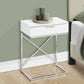 Accent Side Table, Storage Drawer, Spacious Tabletop, Contemporary & Modern