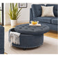 Tufted Storage Ottoman With Upholstery