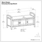 Warm Shaker - Handcrafted Entryway Storage Bench
