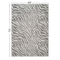 Geometrix - 5'3" X 7'3" Area Rug Geometric & 3D Effect - Ivory / Gray