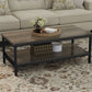 Coffee Table - Brown - Solid Wood