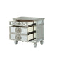 Varian - Mirrored Nightstand - Silver