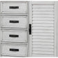 Lockeford - 5 Drawer Door Chest - White