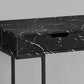 Computer Desk For Home Office, Storage Drawers, Marble Look Contemporary & Modern