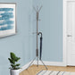Coat Rack, Hall Tree, Free Standing, Hanging Bar, 6 Hooks, Entryway, Contemporary & Modern