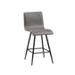 Greta - Set of 2 - 25” Seat Faux Leather Counter Stool - 360° Rotation