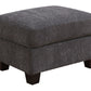 Ottoman - Gray - Wood