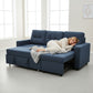 Convertible L Shaped Sectional Sleeper Sofa Bed, Saving Pull Out Couch