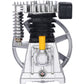 Piston 3Hp Air Compressor Head Pump 2.2Kw 115Psi - Silver