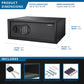 1 2 Cu Ft Digital Keypad Security Safe - Black