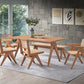Valentina - 6 Pieces Patio Furniture Set - Rattan / Natural