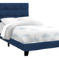 Bed, Upholstered, Frame Only, Transitional