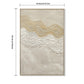 Framed Wall Art, Textured Canvas Painting With Accents, Decor For Living Room (Set of 2) - Antique White