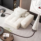 Modern Oversized Modular Sectional Sofa, Sparkling Fabric Soft Cushion Sofa With 2 Pillows