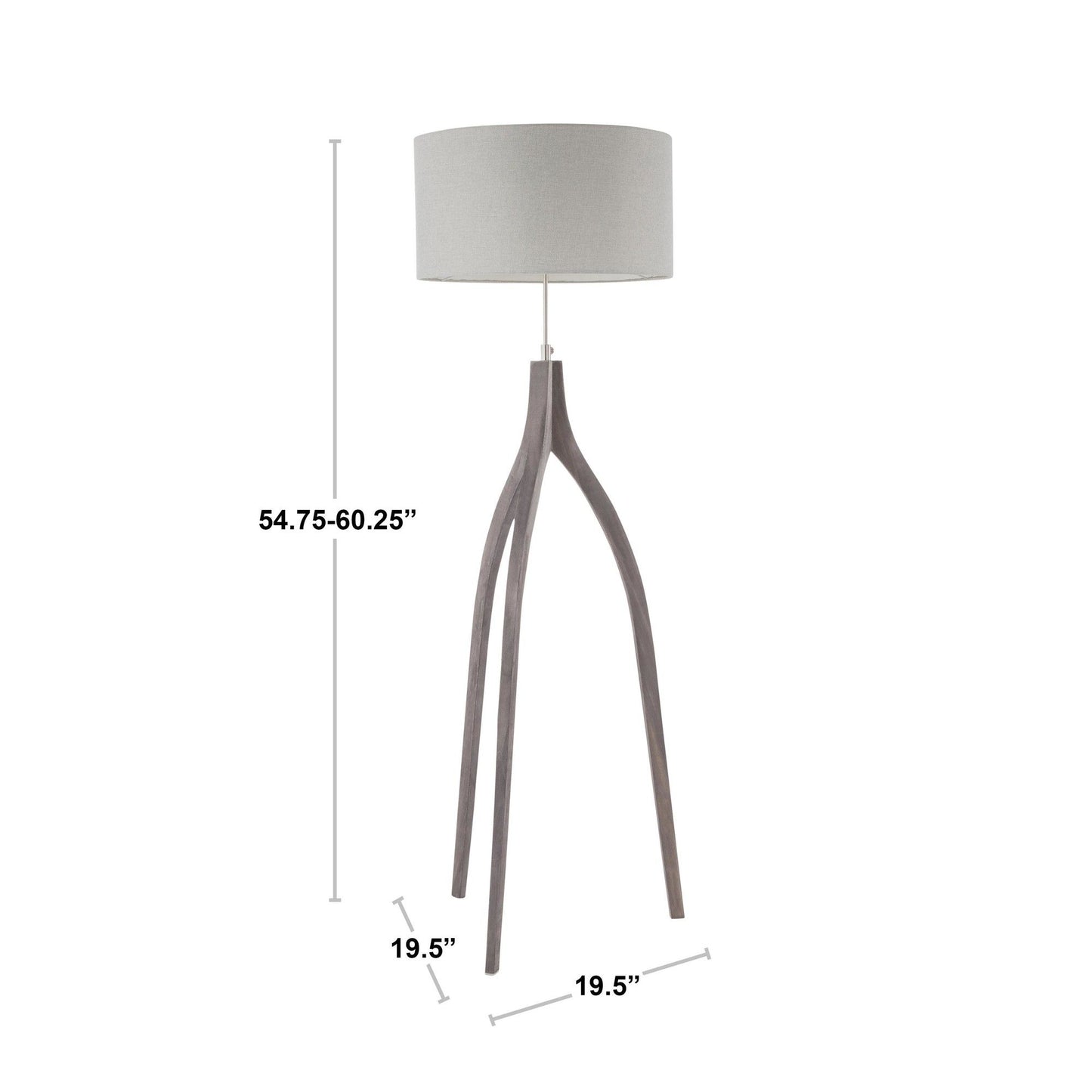 Wishbone - Contemporary Floor Lamp