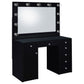 Fern - 7 Drawer Vanity Set With Mirror And Globe Lights