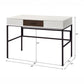 Verster - Writing Desk With USB - Black / Natural