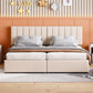 Upholstered Platform Bed With A Hydraulic Storage System