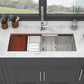 Undermount Workstation Kitchen Sink Stainless Steel Single Bowl