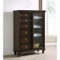 Berwick - 6 Drawer Chest With Door - Dark Oak