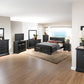 Upholstered Panel Sleigh Bed Design