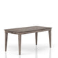 Rustic Dining Table 2 Storage Drawers And Leaf - Gray