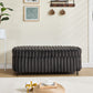 Flip Top Storage Bench With Metal Legs