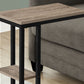 Accent Table, C - Shaped, Marble Look Contemporary & Modern Convenient Design
