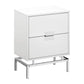 Accent Side Table, Storage Drawer, Modern Design