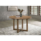 Graham - Round Dining Table With X Cross Base - Walnut
