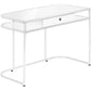 Computer Desk For Home Office, Laptop, Storage Drawers, Contemporary And Modern - White