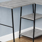 Computer Desk, Home Office, Corner, Storage Shelves, L Shape, Work, Laptop, Contemporary, Modern