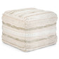 Sommer - Square Pouf - Off White