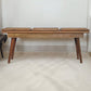 Larissa - Triple Accent Cane Bench - Beige